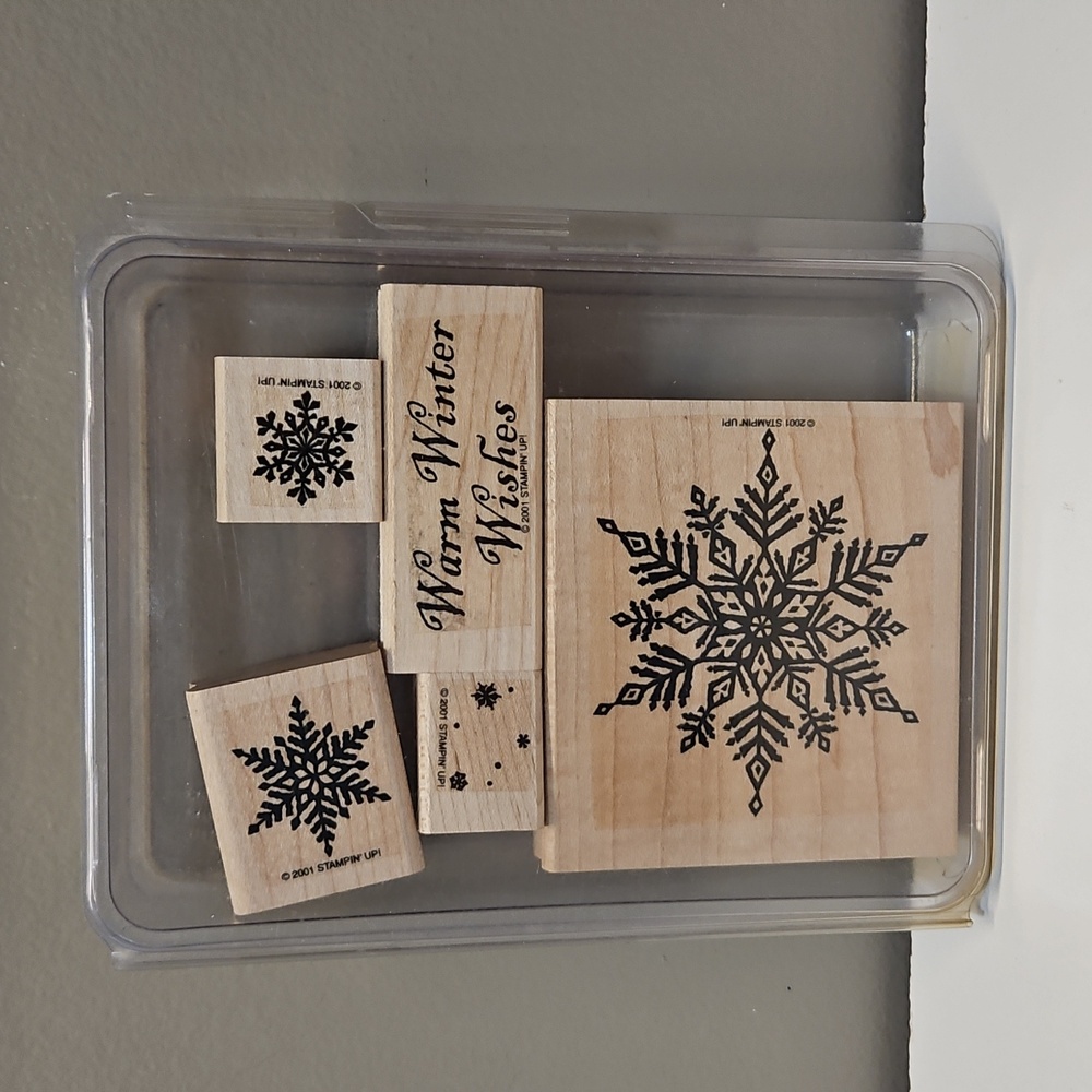 Warm Winter Wishes Rubber stamp set